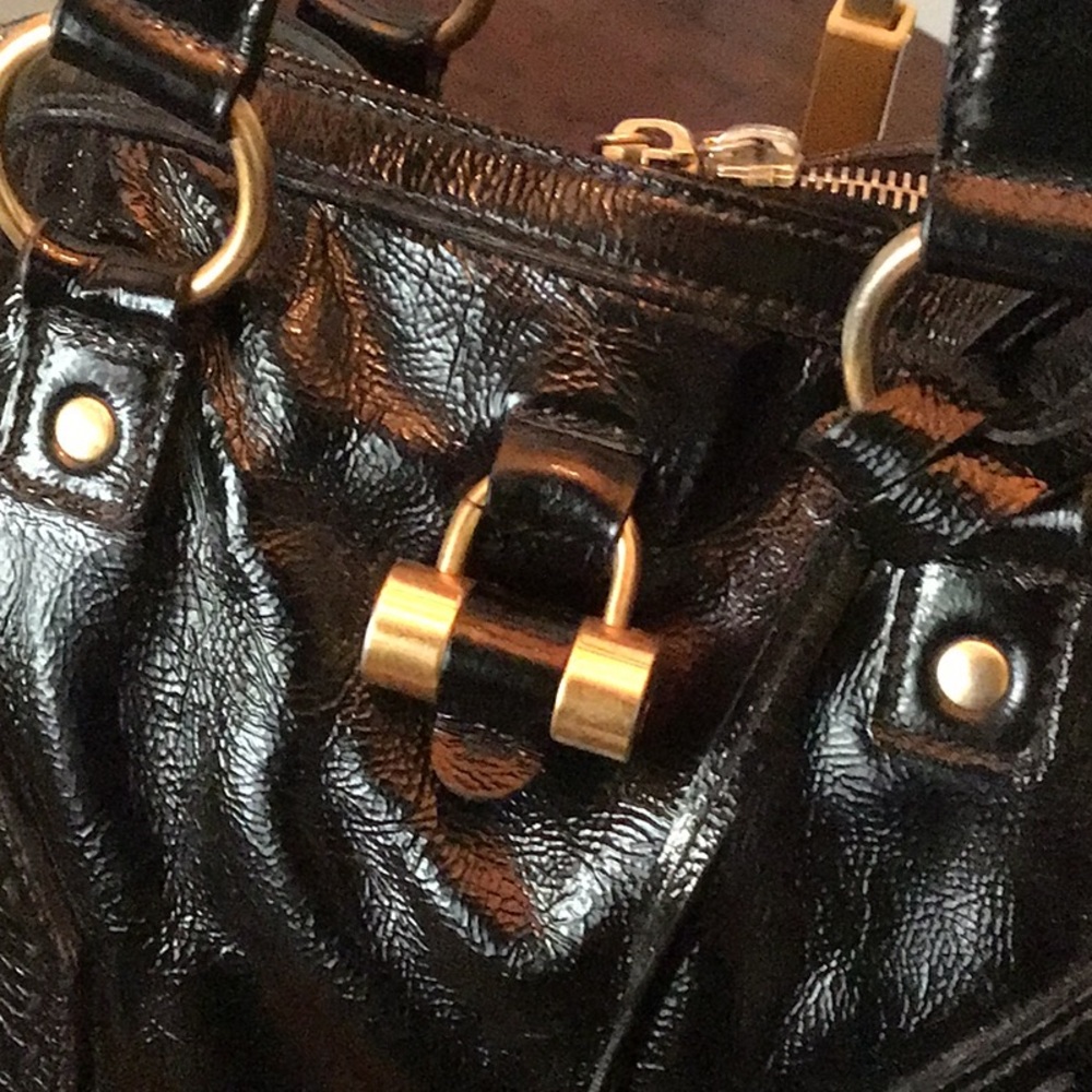 YSL Saint Laurent Muse Black Leather Shoulder Bag w/ COA & Key - Picture 3 of 16